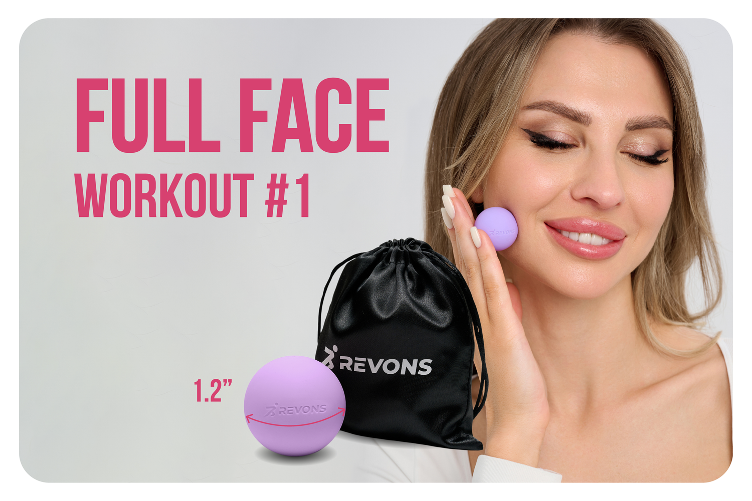 Full Face Workout №1 (with 1.2" massage ball)