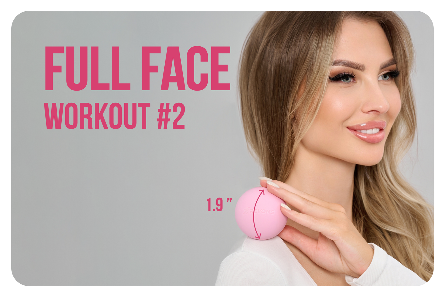 Full Face Workout №2 (with 1.9" massage ball)